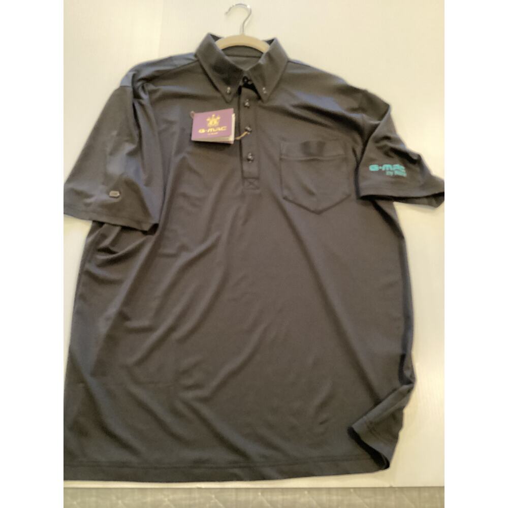 Brand New Men's GMAC by Kartel Grey Golf Shirt Size Medium